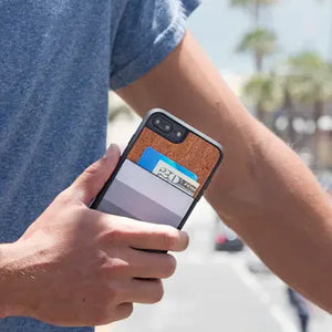 Man holding JIMMYCASE iPhone Wallet Case