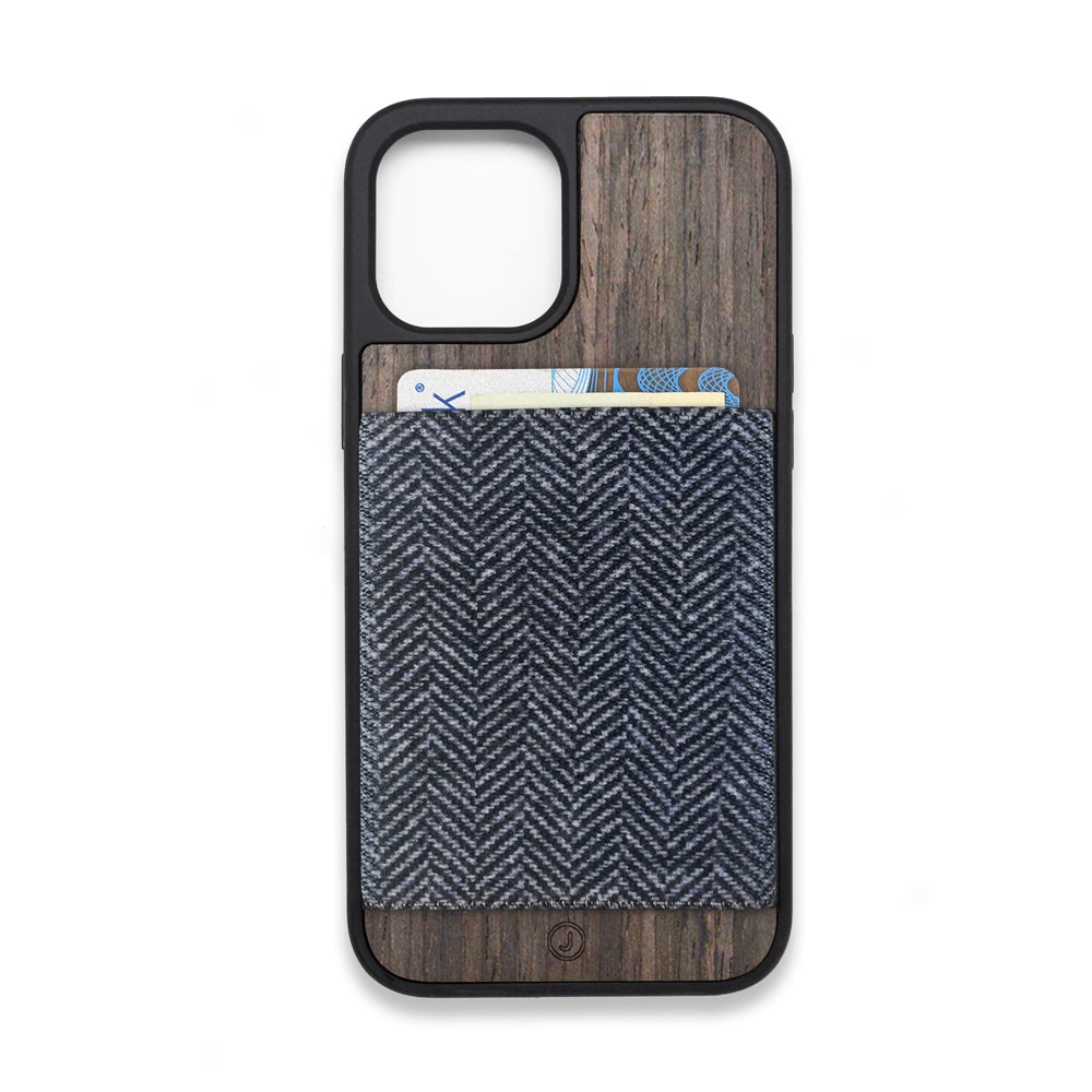 Real Wood iPhone 16 Pro Wallet Case & Card Holder - Made in