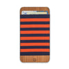 Orange and Navy Blue Stripe