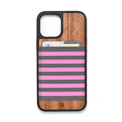 Pink and Gray Stripe