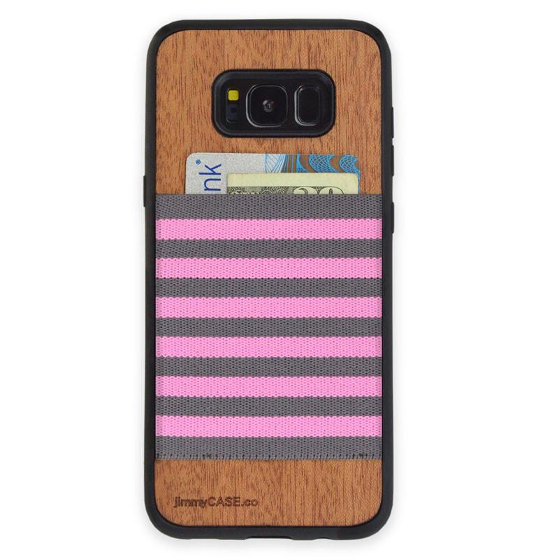 Pink and Gray Stripe