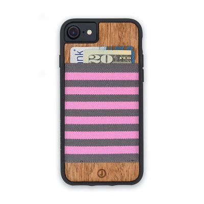 Pink and Gray Stripe