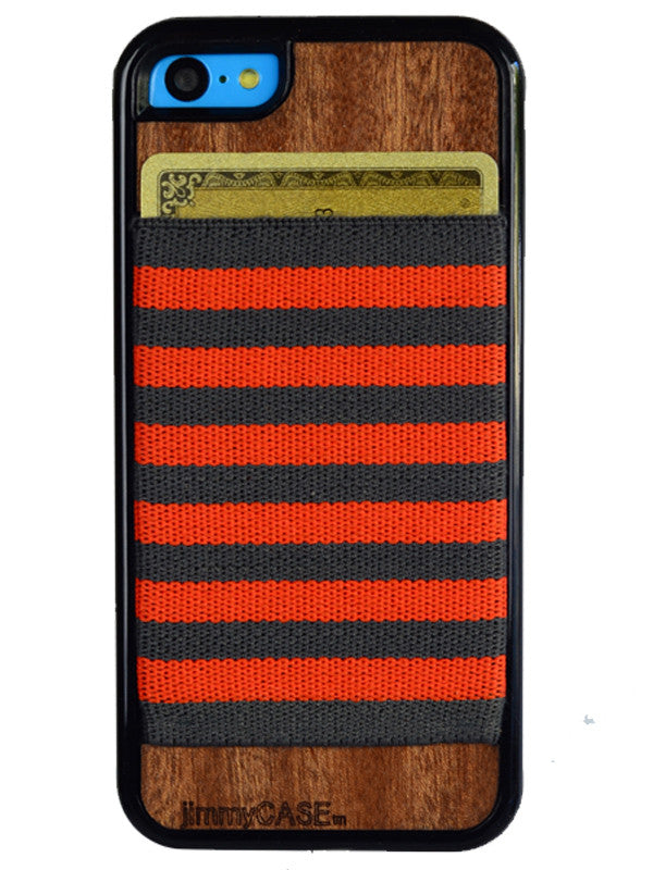 Orange and Gray Stripe